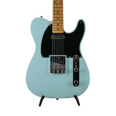 Fender Vintera 50s Telecaster Modified Electric Guitar, Maple Fretboard, Daphne Blue, MX1904XXXX image 4