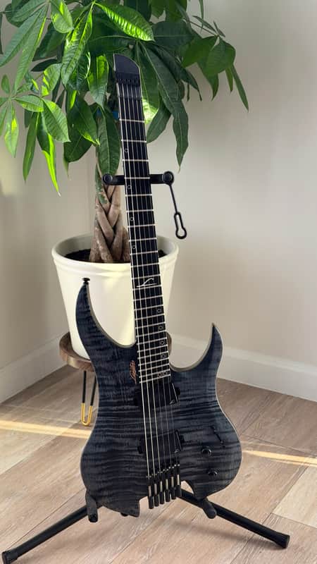 Legator G6FSS Ghost 6 Super Shred Electric Guitar, Black Flame Maple image 1