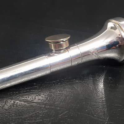 C.G. Conn Rare Vintage Conn Constellation 7C-W Trumpet Mouthpiece w/ Electronic Pick-up Silver plate image 1