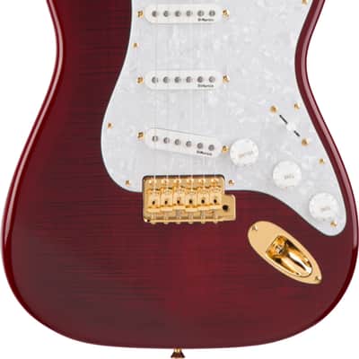 Fender Richie Kotzen Signature Stratocaster Electric Guitar, Maple Fingerboard, Transparent Red Burst image 1