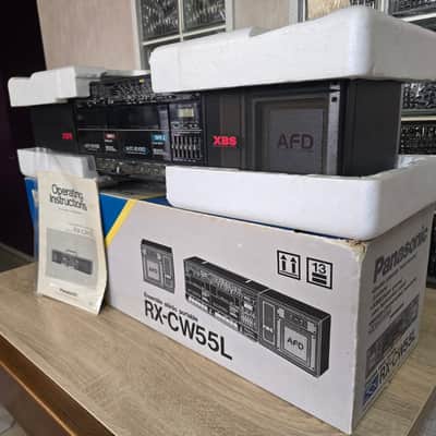 100% Serviced Panasonic RX-CW55L Rare Vintage BoomBox Ghettoblaster  Cassette Deck Japan image 2