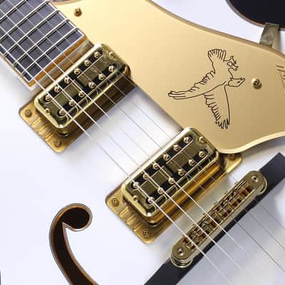 GRETSCH USED Synchromatic Falcon Hollow Body Single-Cut with Bigsby (Snowcrest White) image 4