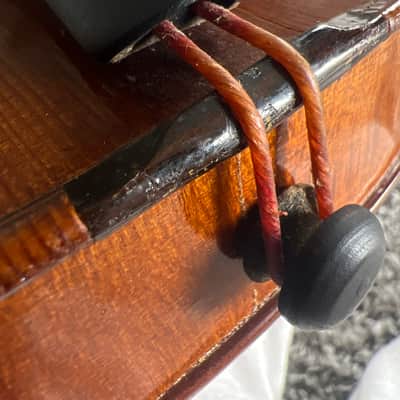 Unbranded 3/4 Antonio Stradivarius faciebat Cremona 1713 West Germany + Case 1950s-1960s image 18