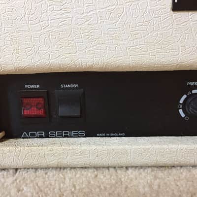 RARE 20th Anniversary WHITE Laney AOR 50 W Pro Tube Lead Full Stack #068 image 5