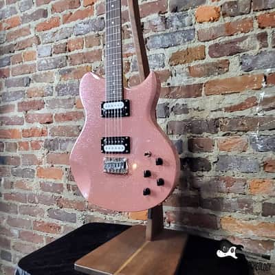JAKE'd: Washburn Lyon Electric Guitar w/ Dragonfire Pickups (1990s - Pink Flake) image 2