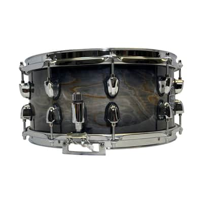 Mapex Saturn VI 14"x6.5" Snare Drum - Black Ink Burst image 2