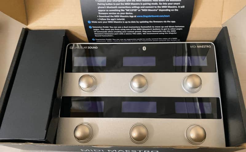 Singular Sound MIDI Maestro MIDI Foot Controller w/ BeatBuddy MIDI Sync Breakout Cable image 1