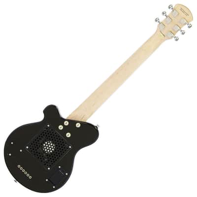 Pignose PGG-200-BK Basswood Body Bolt-On Maple Neck Mini/Travel Built-In Amp 6-String Electric Guitar w/Gig Bag image 2