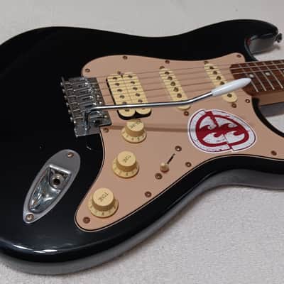 Fender Starcaster By Fender 2009 - Black/Cream image 3