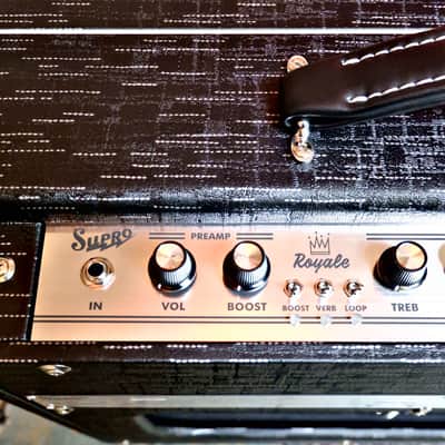 Supro 1932R Royale 50-Watt 1x12" Guitar Combo 2021 - Present - Black Scandia image 12