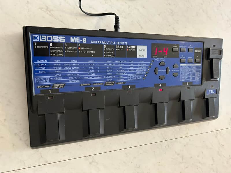 Boss ME-8 Guitar Multiple Effects Pedal | Reverb