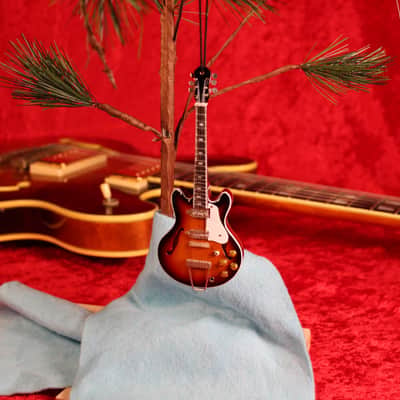 Axe Heaven 60"s Epiphone Casino - 6" Holiday Ornament image 2