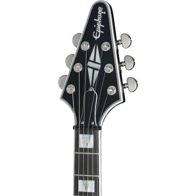 Epiphone Flying V Prophecy Electric Guitar - Aged Jet Black Metallic image 4