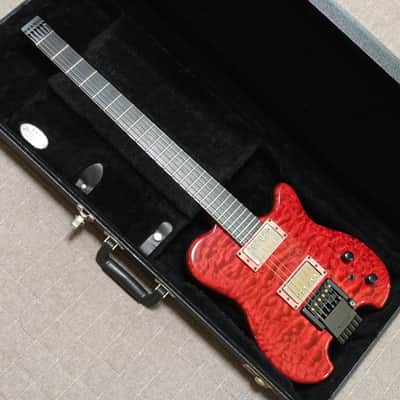 【Killer Quilt!】 Carvin HH2X Allan Holdsworth Model Headless Electric Guitar image 2