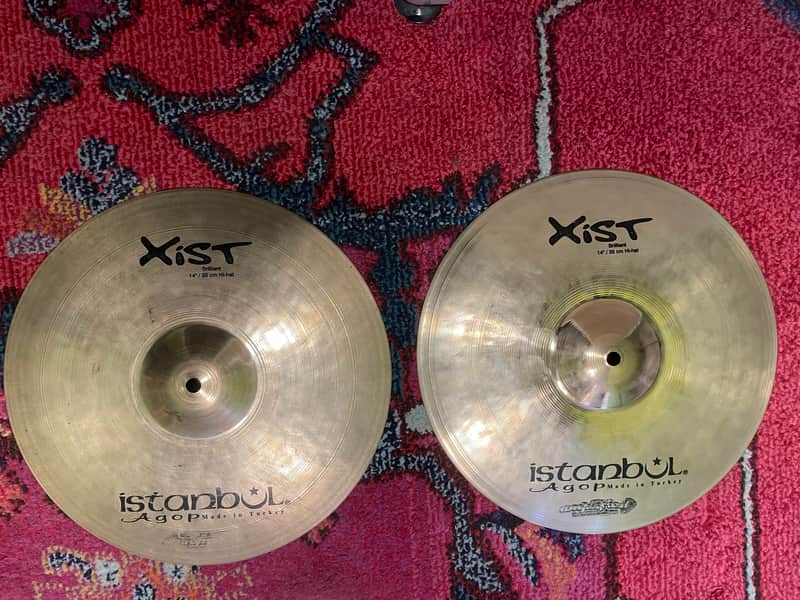 Istanbul Agop 14" Xist Hi-Hat (Pair) 2010s - Traditional image 1