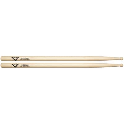 Vater VSMPW Sugar Maple Piccolo Wood Tip Drum Sticks (Pair)