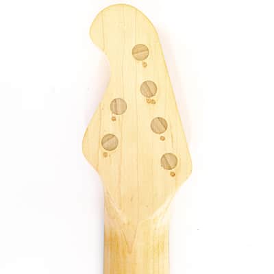 USA Custom Guitars Quartersawn Maple Neck w/ Dark Rosewood FB, Compound Radius, 4+2 Doweled Tuner Holes image 9