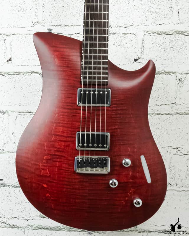 Relish Jane Hollowbody Electric Guitar - Bordeaux Flamed Maple image 1