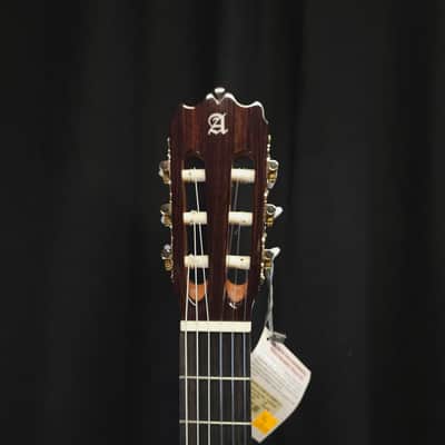 New Alhambra 4P Solid Top Classical Nylon String Guitar Made in Spain Logo'd Gig Bag image 6