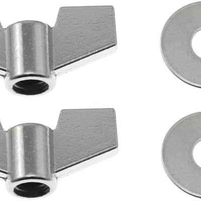 2pcs Stainless Steel Quick Release Drum Cymbal Stand Wingnuts with Washers for Hi-Hat Cymbal Stand Accessories image 2