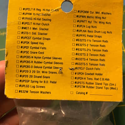 NOS Cannon Percussion UPUC Universal Clamp – Vintage Universal Percussion 3/8” Accessory Mount for Cowbell/Block – New in Package x3 image 6