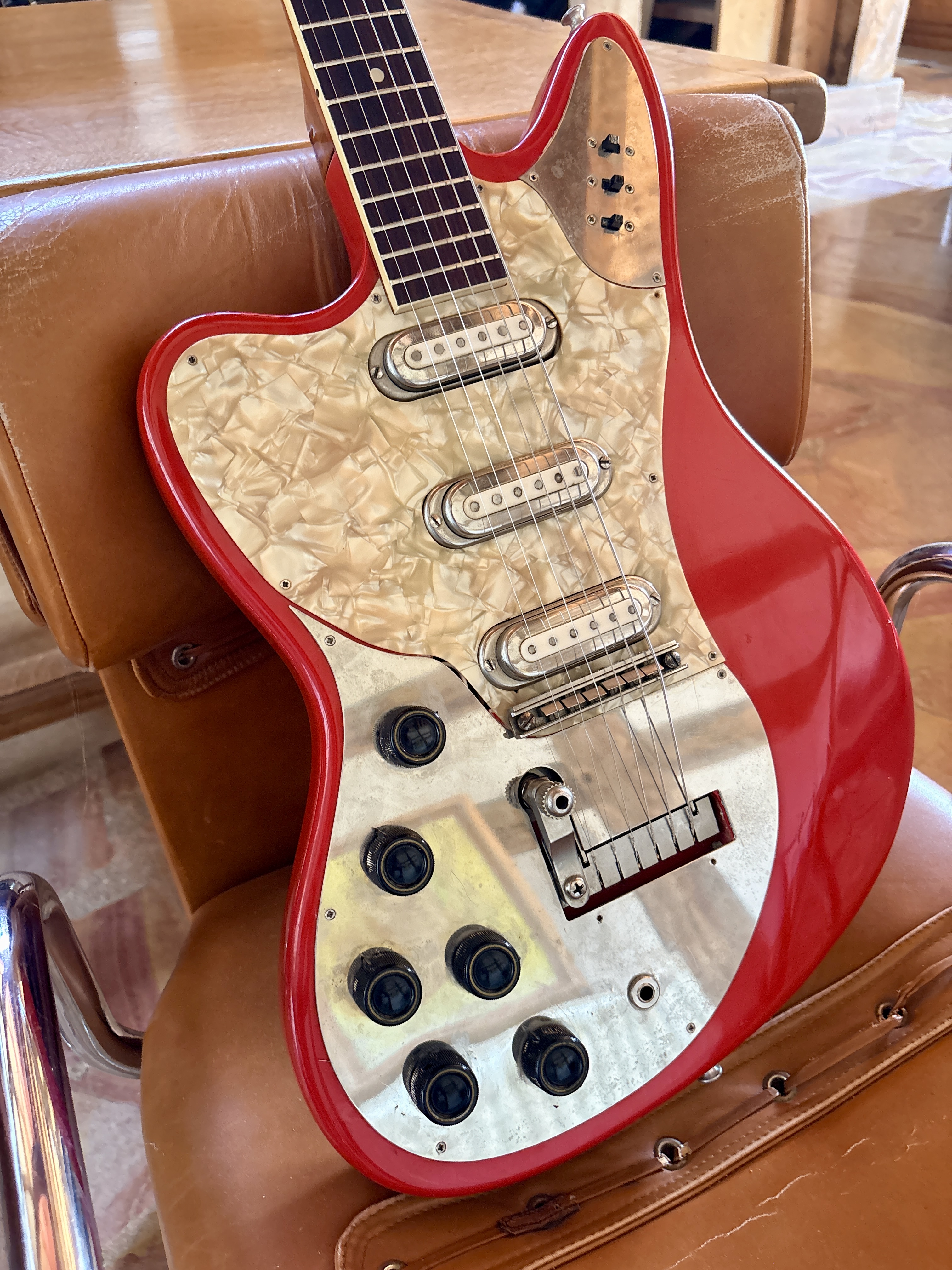 Circa 1963 Framus  Strato Deluxe Factory Left Handed Rare Collector Vintage Lefty