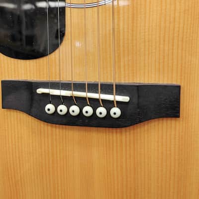 Denver DD34SL-NAT 3/4 Size Left-Handed Steel String Acoustic Guitar - Natural Gloss image 4