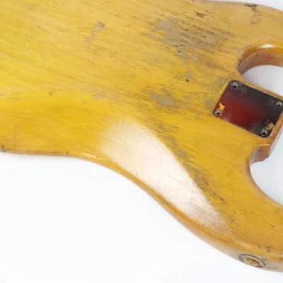 1959 Vintage Fender Precision Bass Pre-CBS Natural Alder ~Killer RELIC~ P-Bass 1950s USA image 16
