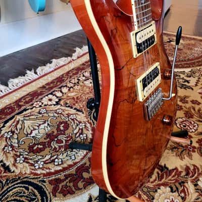 PRS SE Custom 24 - Spalted maple burst image 8