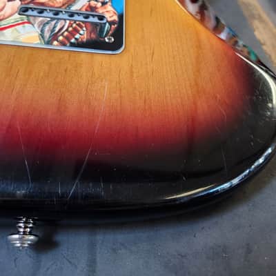 Used 2004 Fender American Stratocaster w/ Virgil Arlo Pickups and Upgrades - Sunburst w/ Case image 17
