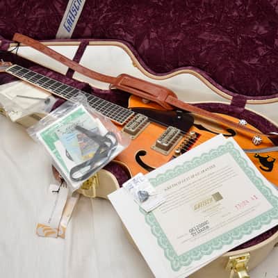 Gretsch Custom Shop Master Built G6120SSC Brian Setzer Tribute 2007 - Vintage Orange image 25
