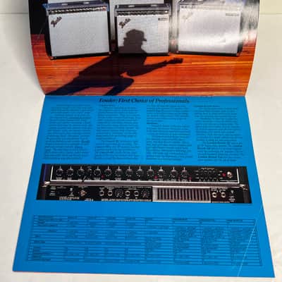 Fender Amplifier catalog 80s image 4