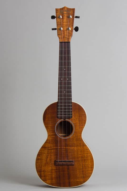 C. F. Martin  Style 2-K Concert Ukulele (2014), ser. #1819492, two-tone fabric hard shell case. image 1