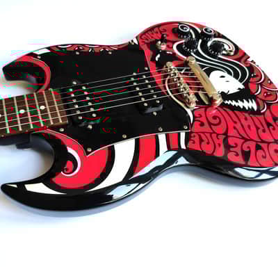 Rare! Epiphone SG Emily The Strange G-310 '2010 w/original | Reverb