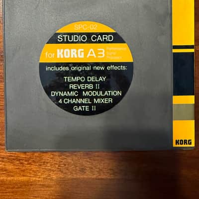 Korg SPC-02 Studio Card A3 image 5