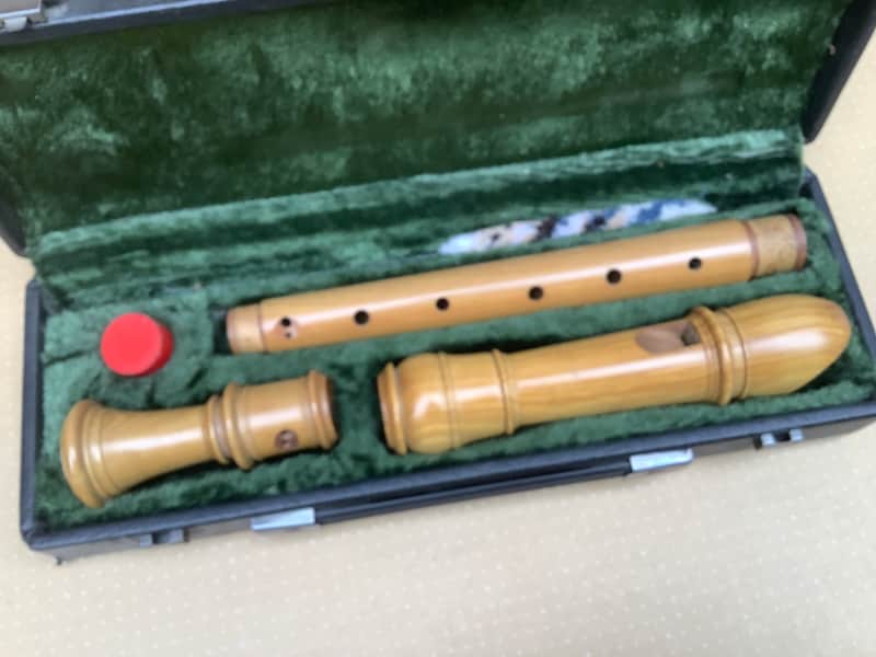Mollenhauer Vintage Alto recorder flute with case image 1
