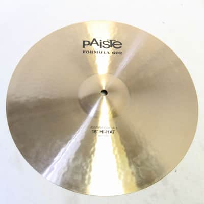 PAISTE FORMULA602 Modern Essentials Hi-Hat 15-inch 1052/1366 Paiste Hi-Hat Cymbal (06/12) image 10