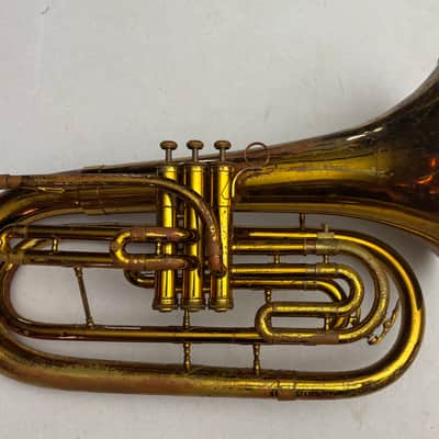 King 1124 Ultimate Marching Baritone Bb Brass Horn w/ Original Case & Accessories – Plays Great image 9