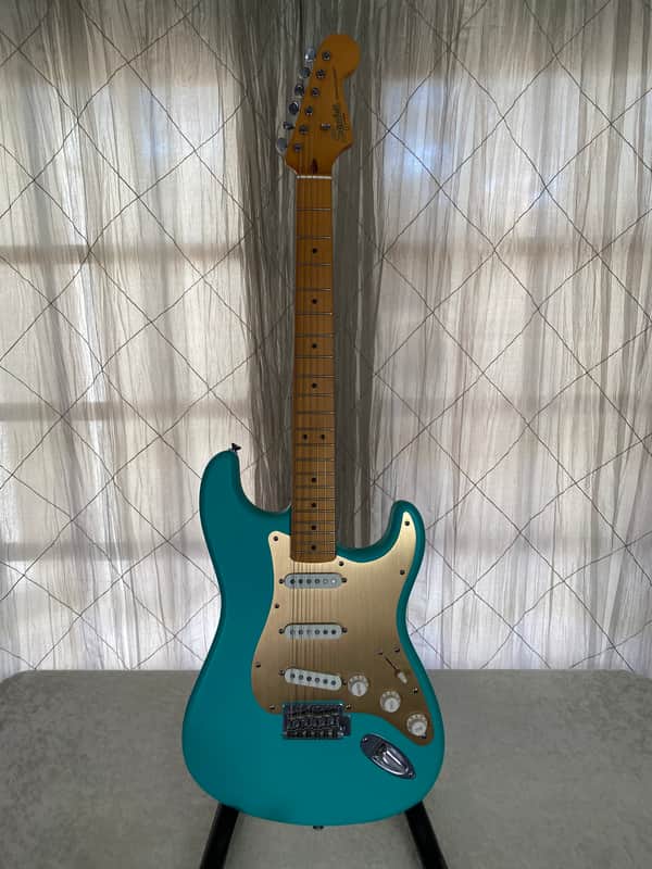 Squier 40th Anniversary Stratocaster, Vintage Edition 2022 - Satin Sea Foam Green image 1