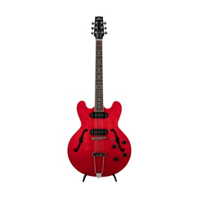 Heritage Standard H-530 Hollow Electric Guitar, Trans Cherry, AN2XXXX image 1