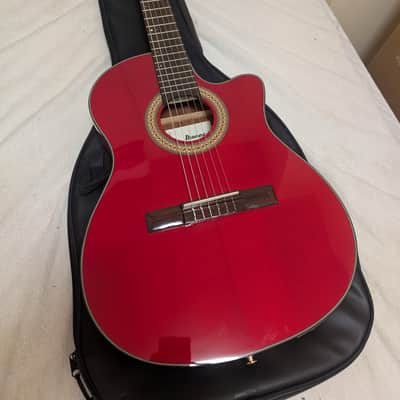 Ibanez GA35TCE Thinline Cutaway Nylon-String Classical Acoustic-Electric Guitar + Ibanez Gig Bag image 1