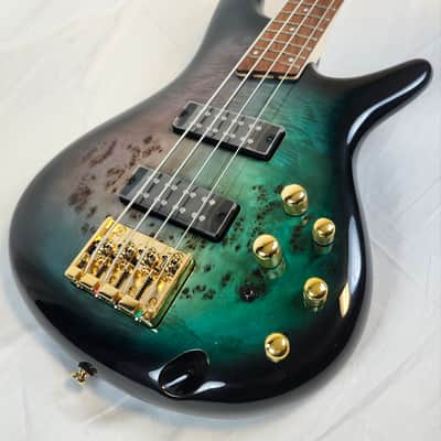Ibanez SR400EPBDX SR Standard Bass, Poplar Burl Top, Tropical Seafloor Burst image 5
