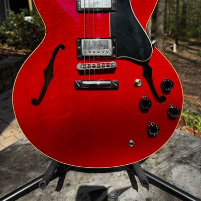 Gibson ES335 1987 - Flamed Cherry Red image 7