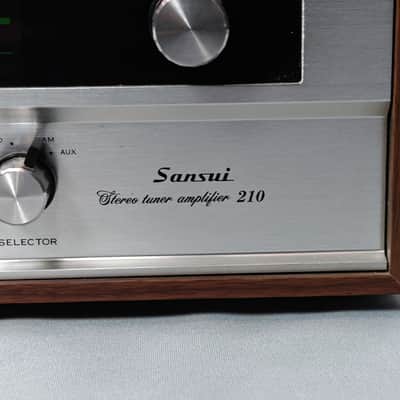 Sansui 210 Solid State Tuner Amplifier - 1972 image 7