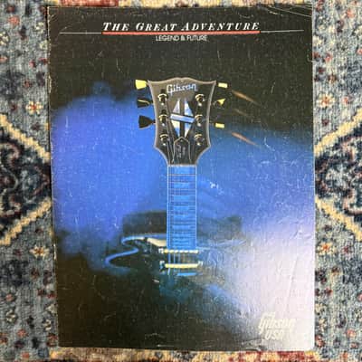 1987 Gibson The Great Adventure Legend & Future Vintage Guitar Catalogue! E14-2 image 1