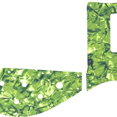 WD Custom Pickguard For Fender Roscoe Beck Signature Jazz Bass #28DGR Dark Green Pearl