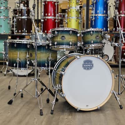 Mapex Armory 6-Pc Studioease Fast Shell Pack 10/12/14/16/22/14s (Rainforest Burst) AR628SFUET image 1