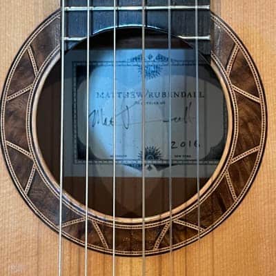 Matt Rubendall classical guitar ( 2016 ). Spruce/Rosewood image 3