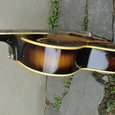 Extremely Rare Vintage Minty 1948 Gibson National Aristocrat 1110  Arch Top Jazz Guitar Video image 12