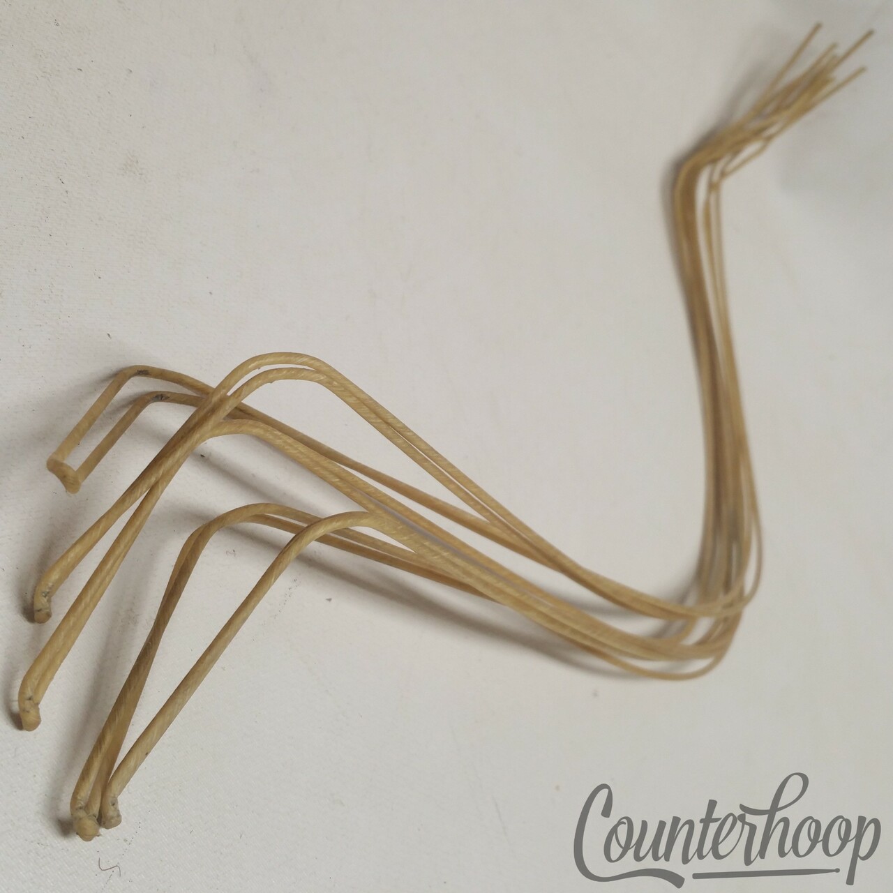 Leedy 16"Cat"Gut(Sheep)Natural Snare Drum Strands/10x Wires Catgut Vintage22 1/4 — main photograph